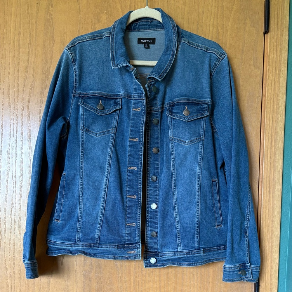 Well Worn Blue Denim Jacket